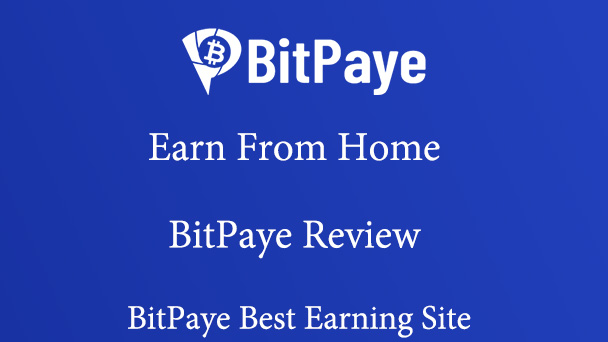 Earn From Home, BitPaye Review, BitPaye Best Earning Site